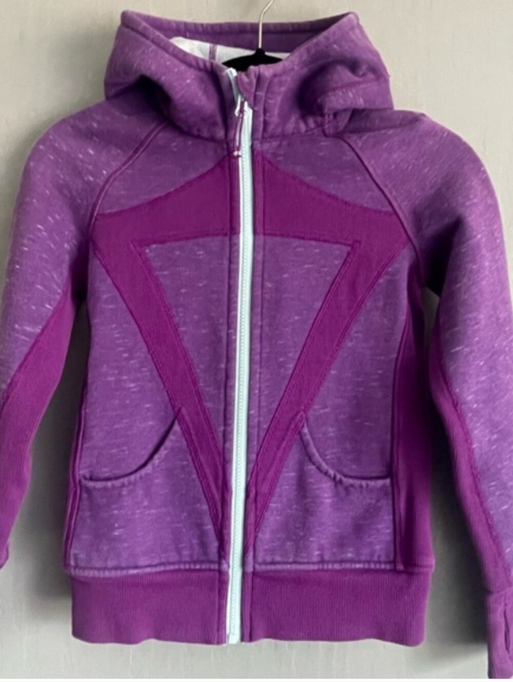Ivivva Girls Purple Hooded Scuba Sweatshirt. Sz 10. HP!